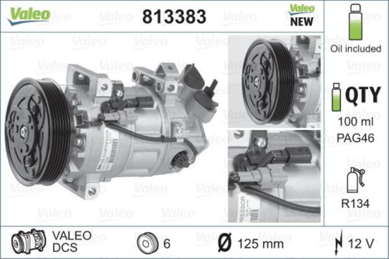 Picture of COMPRESSOR RENAULT CLIO 2011- DIES