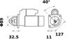 Picture of STARTER PERKINS JCB 3.0KW 10Δ