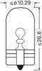 Picture of ΛΑΜΠΑ W5W ΛΥΧΝΙΑ ΦΛΑΣ 12V 5W  X. KΑΛΗΚΑ