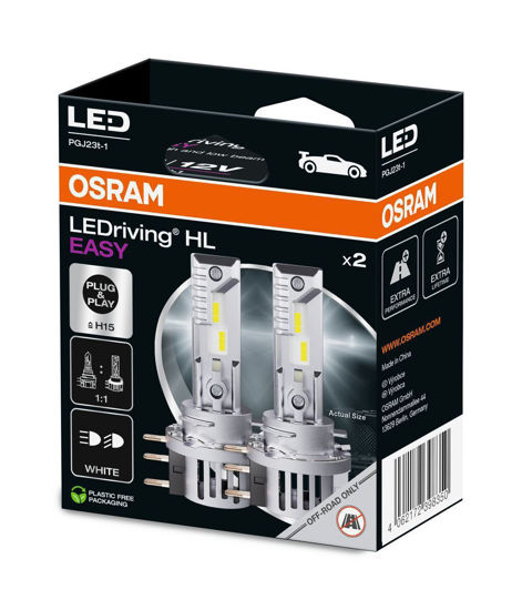 Picture of ΛΑΜΠΑ (SET) H15  LED EASYFIT 12V 16,5 W