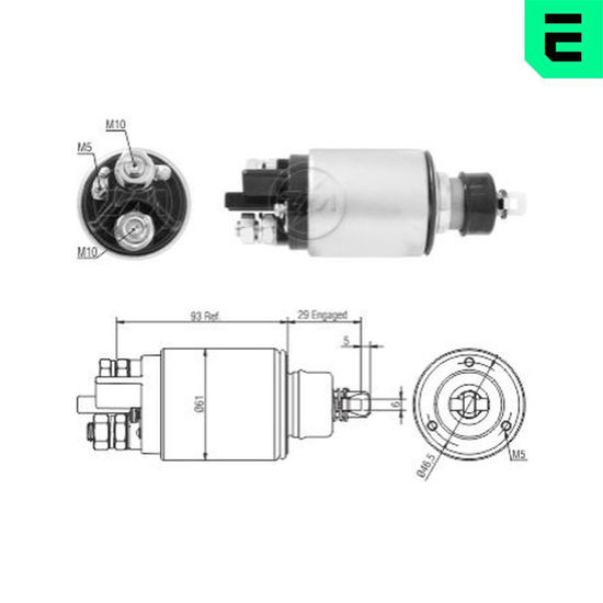 Picture of ΜΠΟΥΤΟΝ ΜΙΖΑΣ 12V  ΜAHLE (ISKRA)