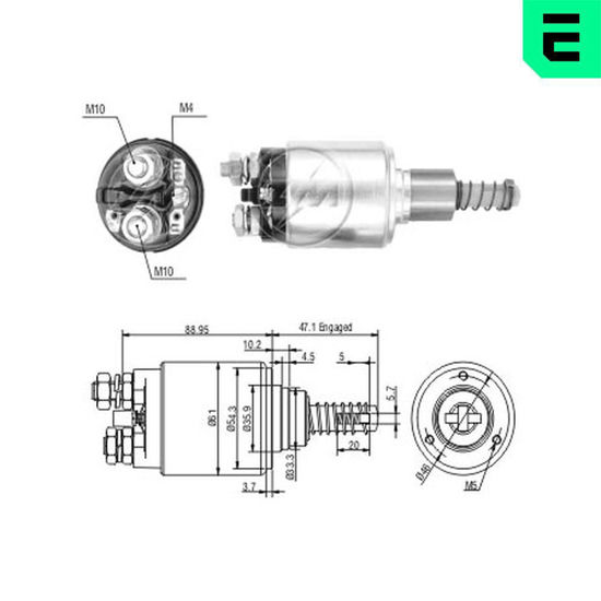Picture of ΜΠΟΥΤΟΝ ZM ΜΙΖΑΣ BOSCH 24V