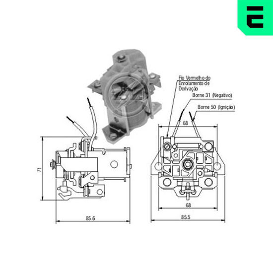 Εικόνα από ΜΠΟΥΤΟΝ ZM ΜΙΖΑΣ BOSCH 24V